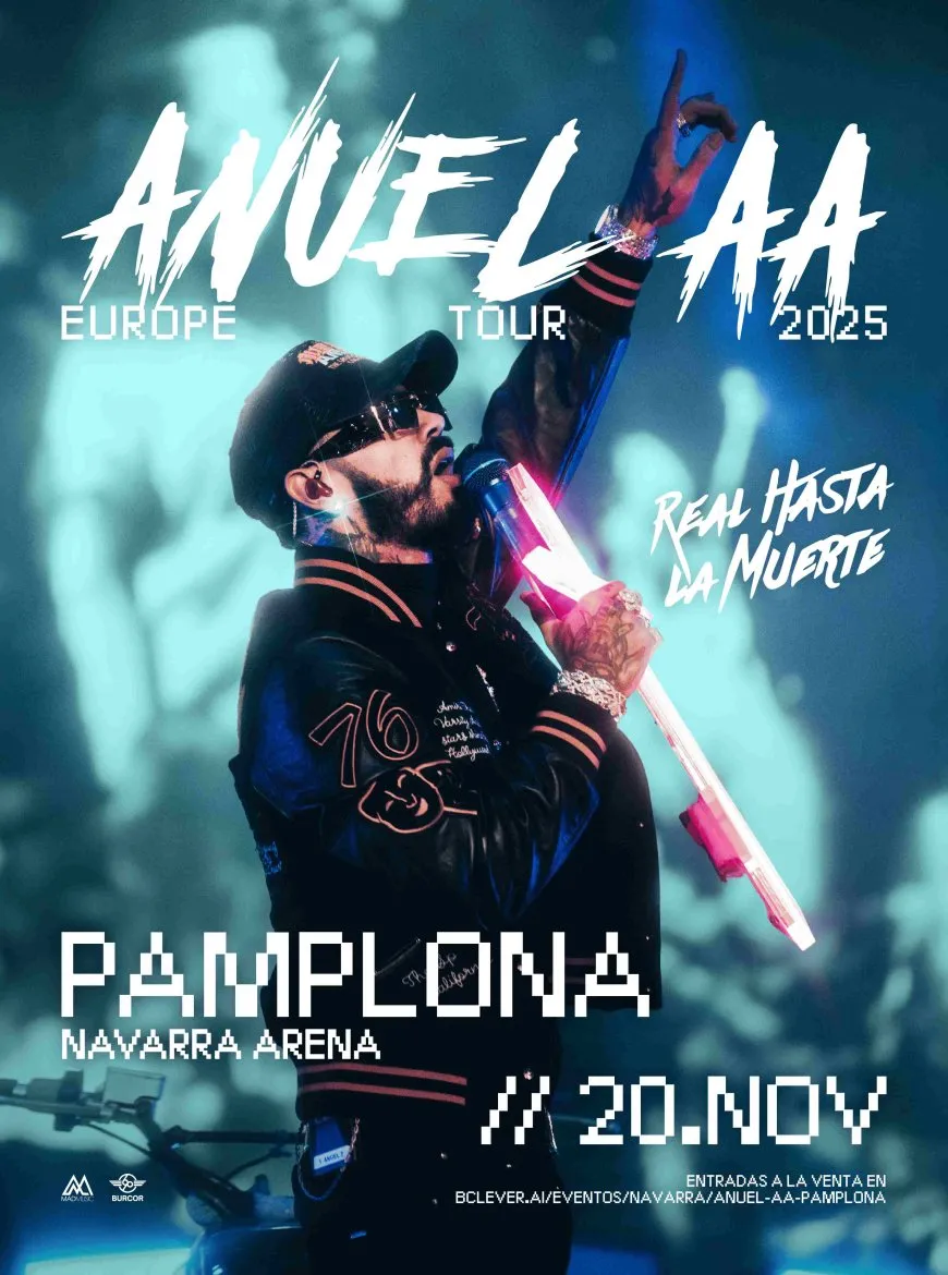 Anuel AA Europe Tour cartel 2025