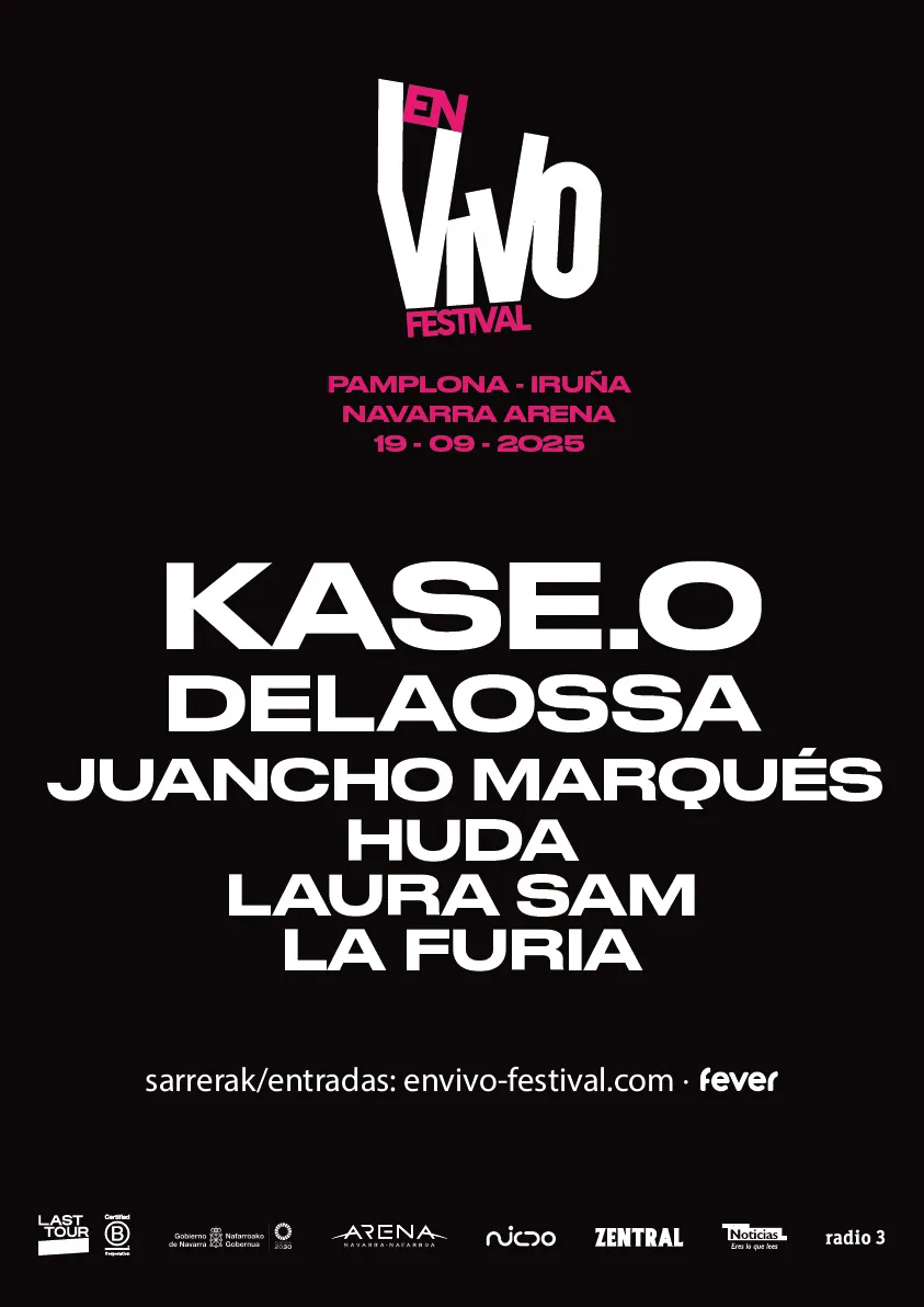 Cartel completo de los artistas que forman parte de En Vivo Festival