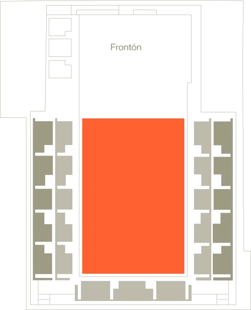 Configuración Pista Central para Baloncesto